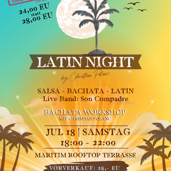 LATIN NIGHT 2026 Flyer